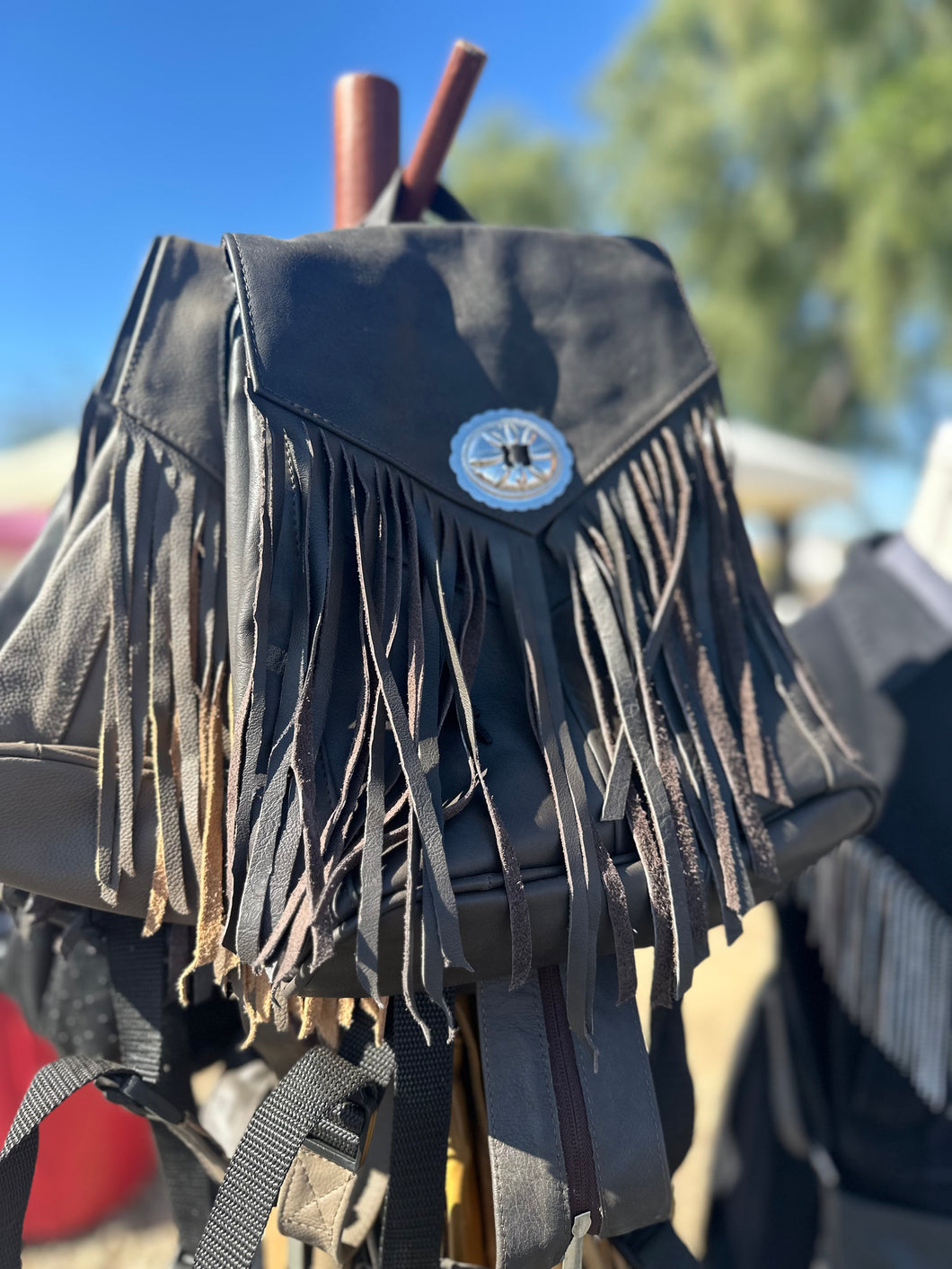Joplin Fringe Leather Backpack