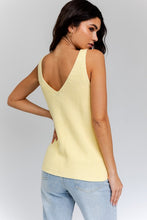 Load image into Gallery viewer, Front and Back Deep V-Neck Tank Top
