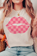 Load image into Gallery viewer, Checkered Lips Graphic Tshirt
