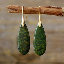 Load image into Gallery viewer, Natural Stone Waterdrop Shape Earrings
