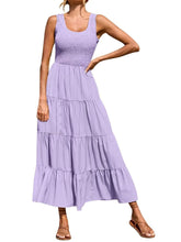 Load image into Gallery viewer, Cambria  Smocked Wide Strap Dress
