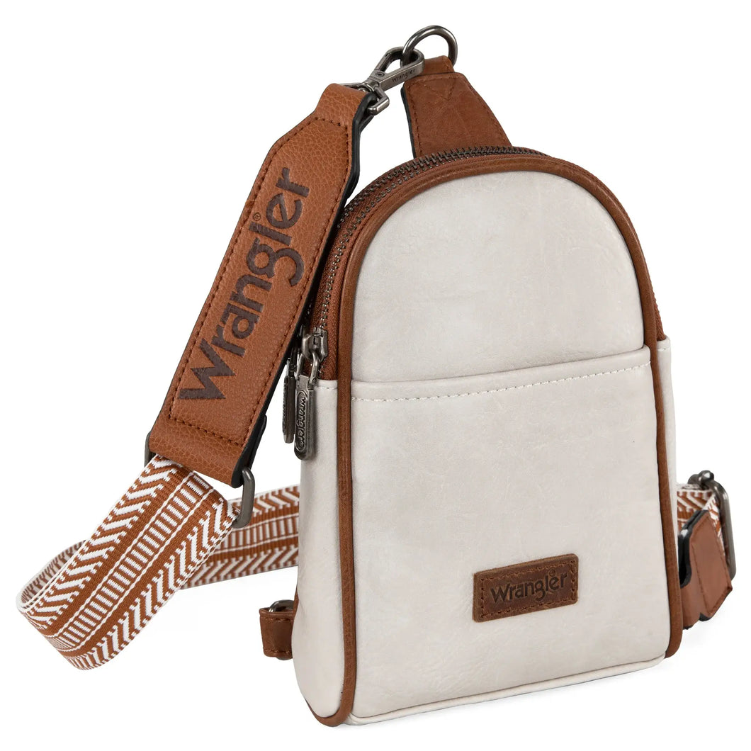 Wrangler Sling Bag/Crossbody: Off-White