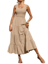 Load image into Gallery viewer, Cambria  Smocked Wide Strap Dress
