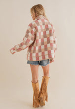 Load image into Gallery viewer, Checkered Teddy Jacket
