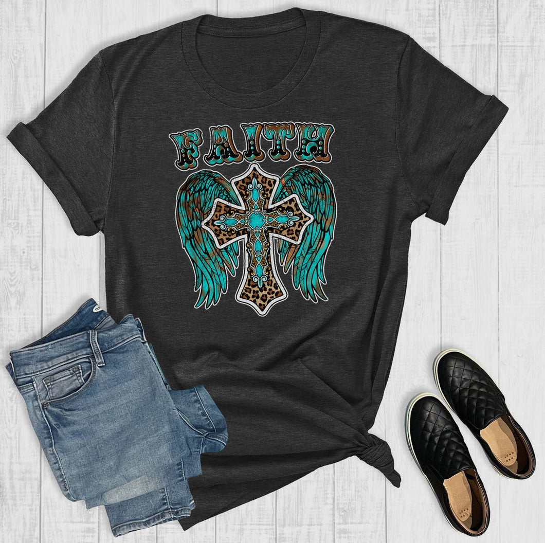 Faith Cross Graphic Tshirt