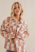 Load image into Gallery viewer, Checkered Teddy Jacket
